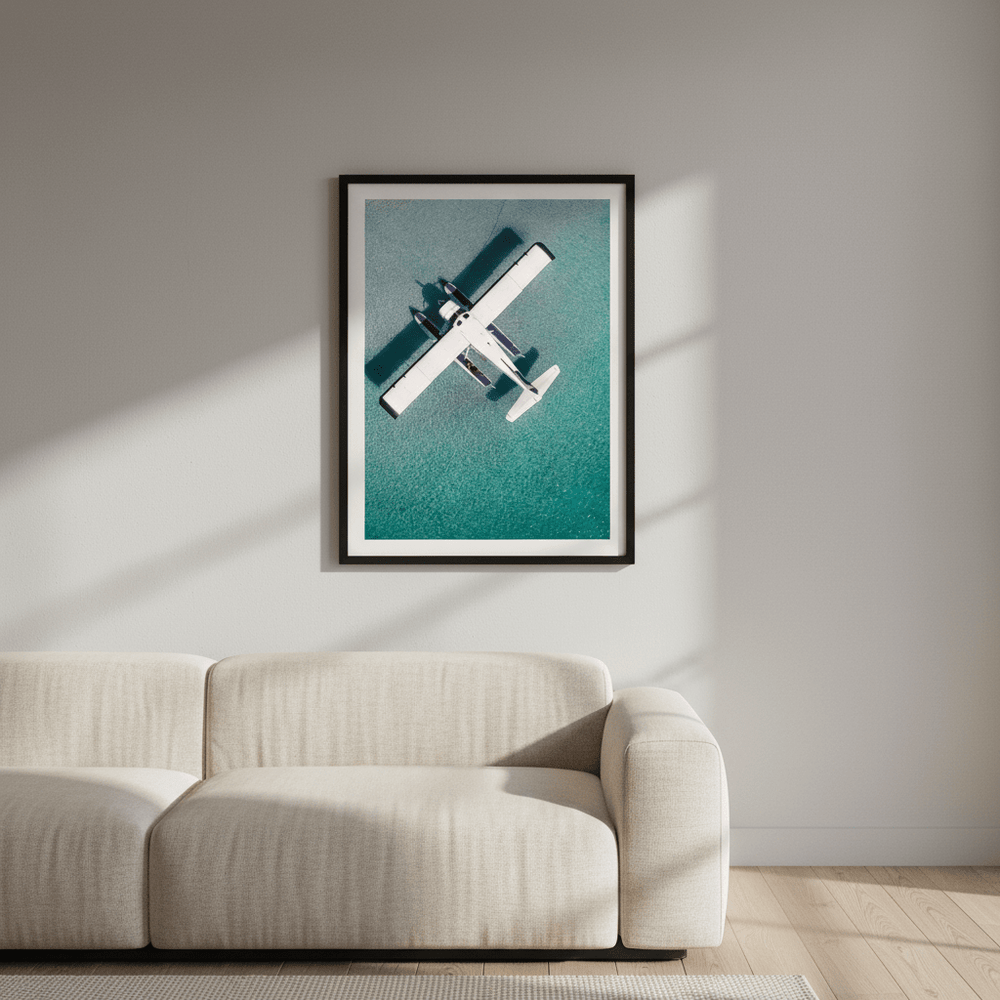 Seaplane Poster, Whitsunday by L10 wall - art - picture - poster