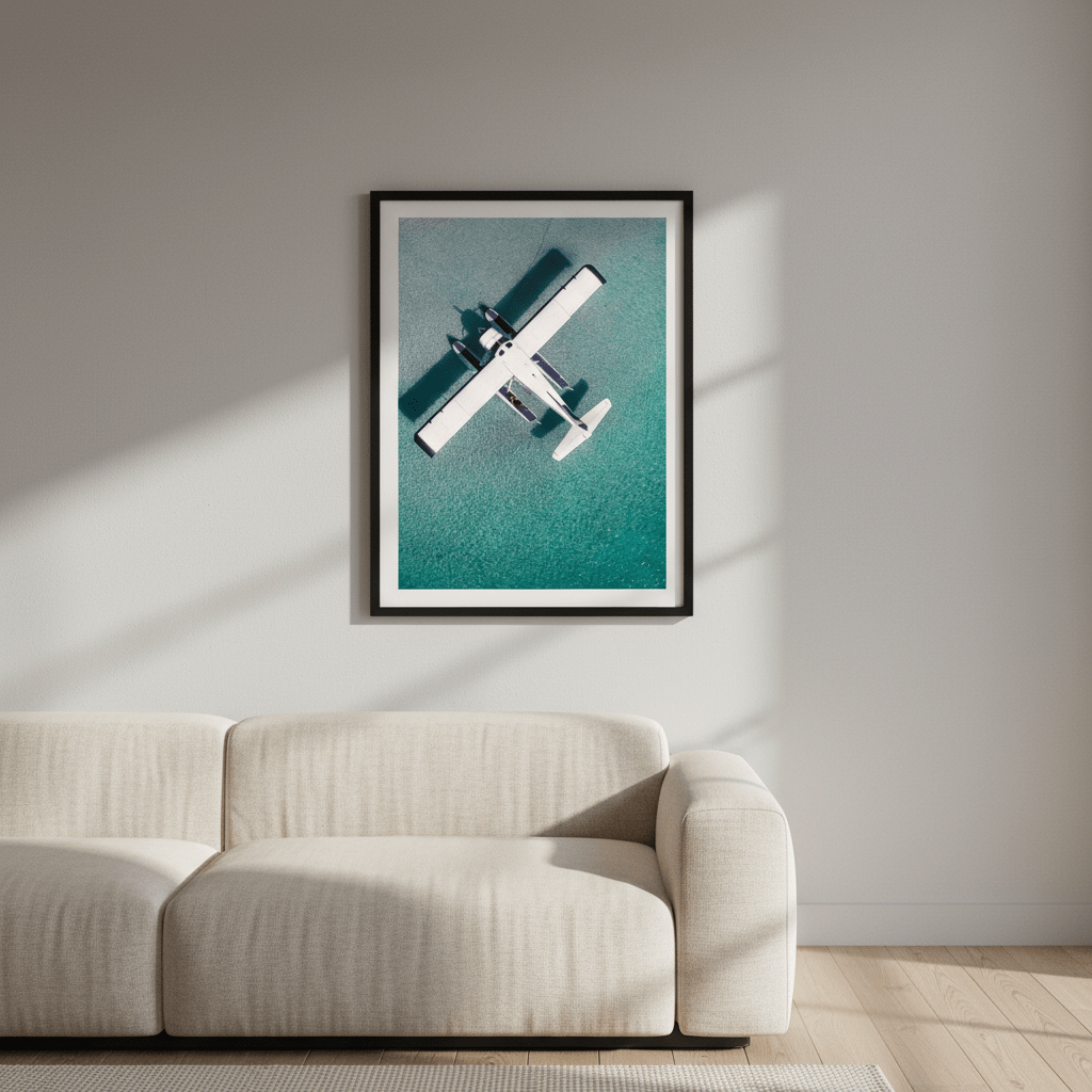 Seaplane Poster, Whitsunday by L10 wall - art - picture - poster