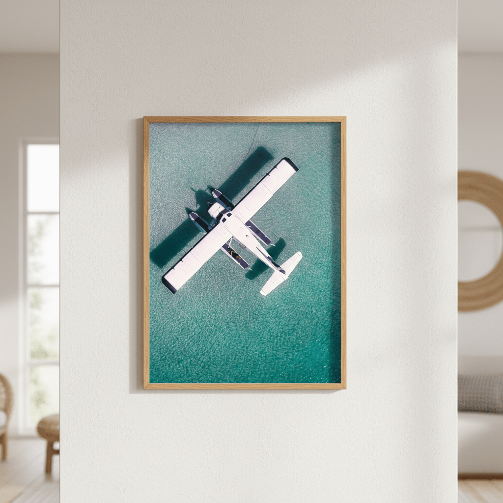 Seaplane Poster, Whitsunday by L10 wall - art - picture - poster