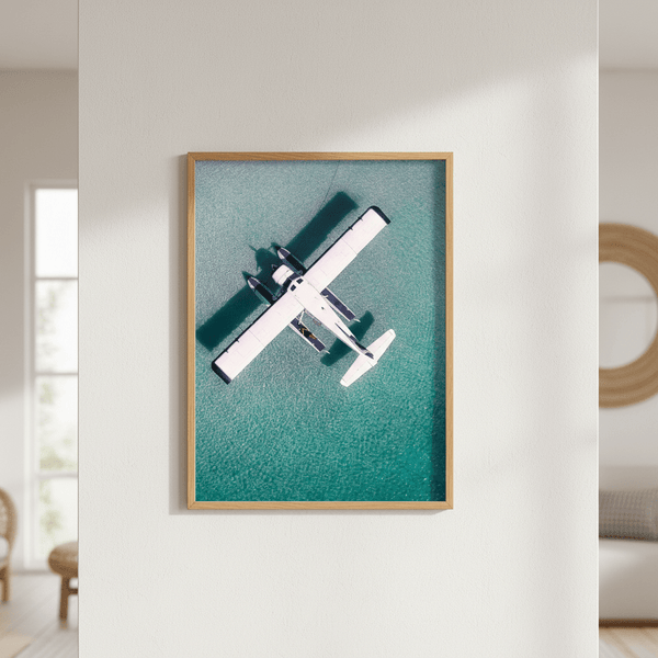 Seaplane Poster, Whitsunday by L10 | Art & Canvas Print