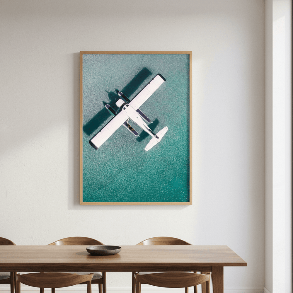 Seaplane Poster, Whitsunday by L10 wall - art - picture - poster