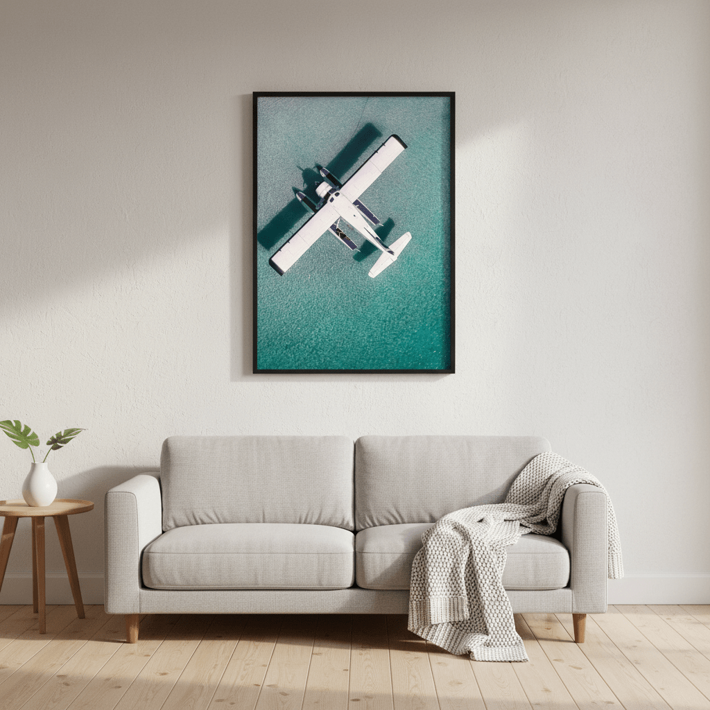 Seaplane Poster, Whitsunday by L10 wall - art - picture - poster