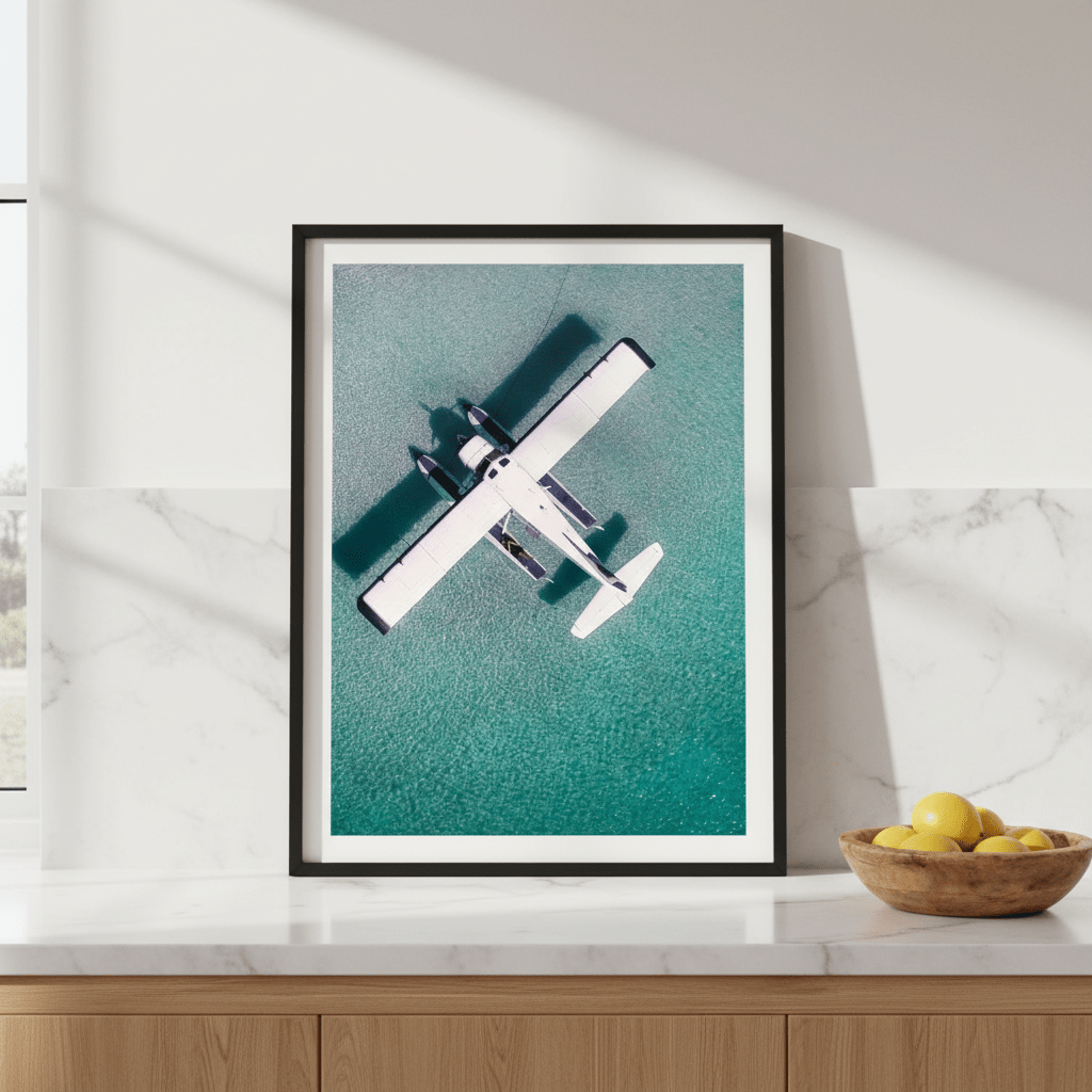 Seaplane Poster, Whitsunday by L10 wall - art - picture - poster