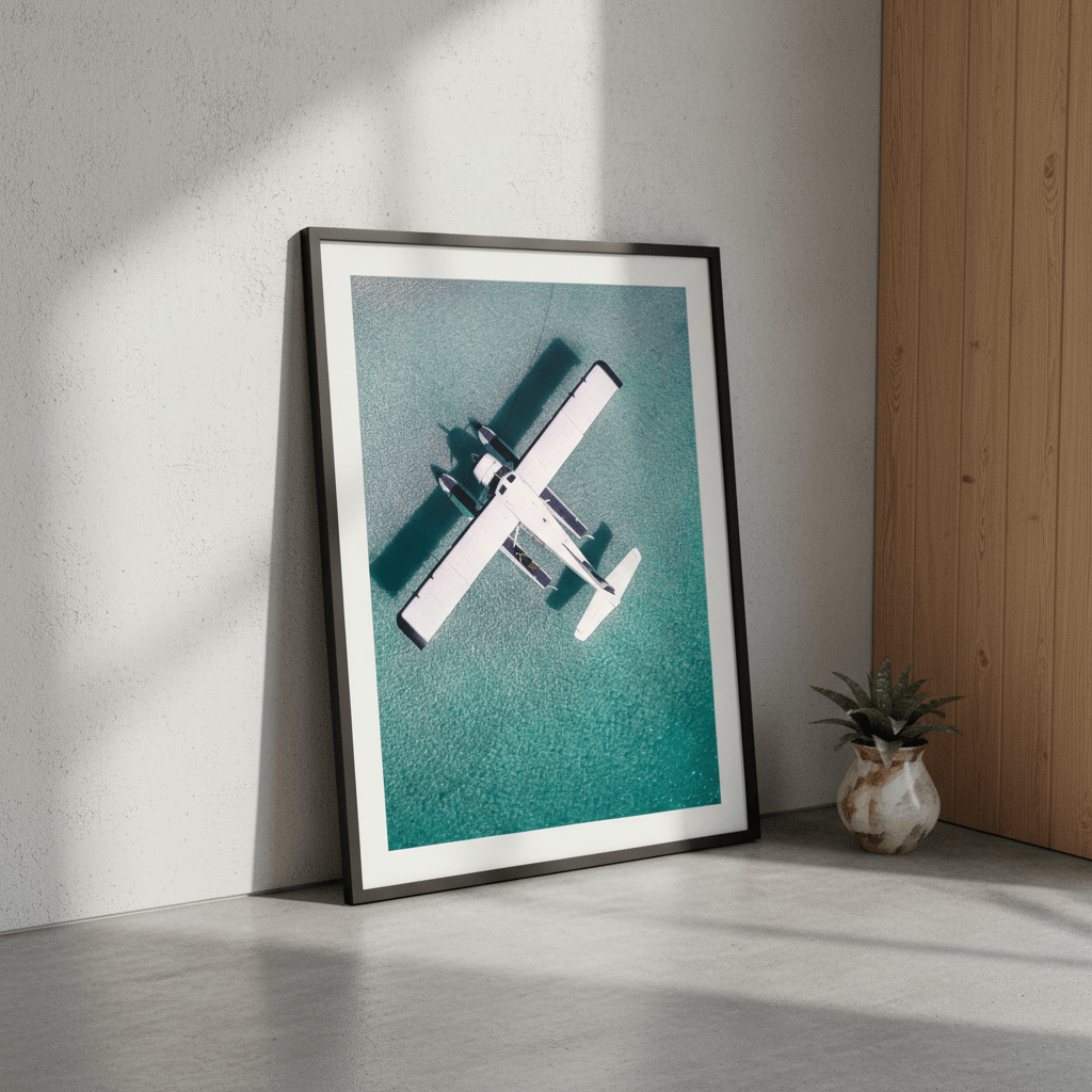 Seaplane Poster, Whitsunday by L10 wall - art - picture - poster