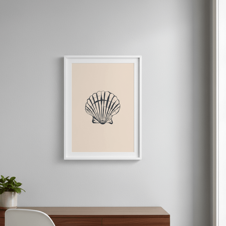 Seashell by Ivy Green Illustrations wall - art - picture - poster