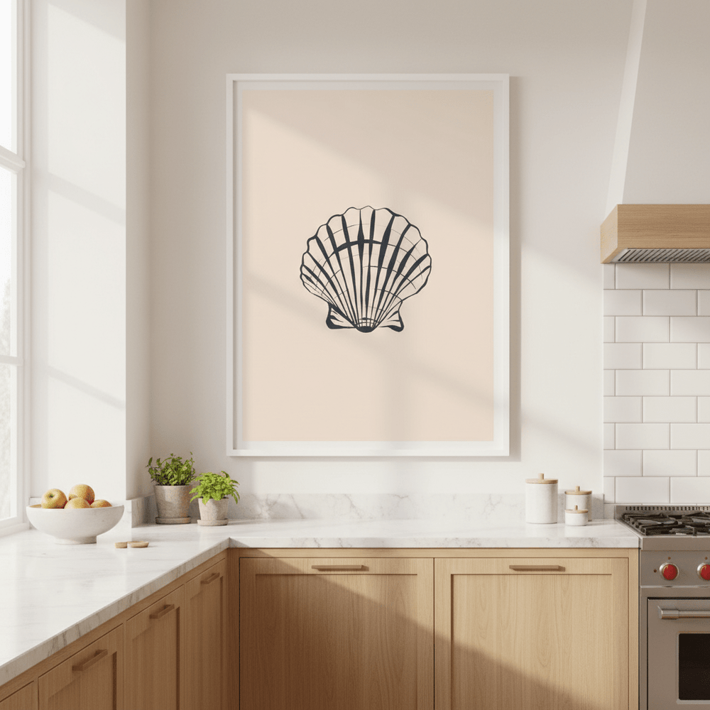 Seashell by Ivy Green Illustrations wall - art - picture - poster