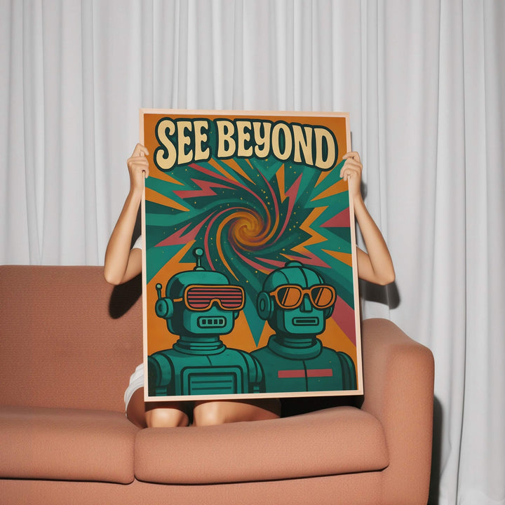 See Beyond Robot Art Poster wall - art - picture - poster
