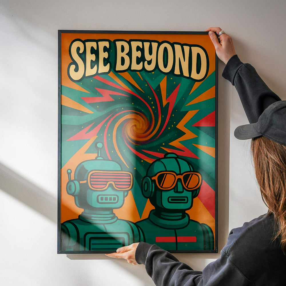 See Beyond Robot Art Poster wall - art - picture - poster