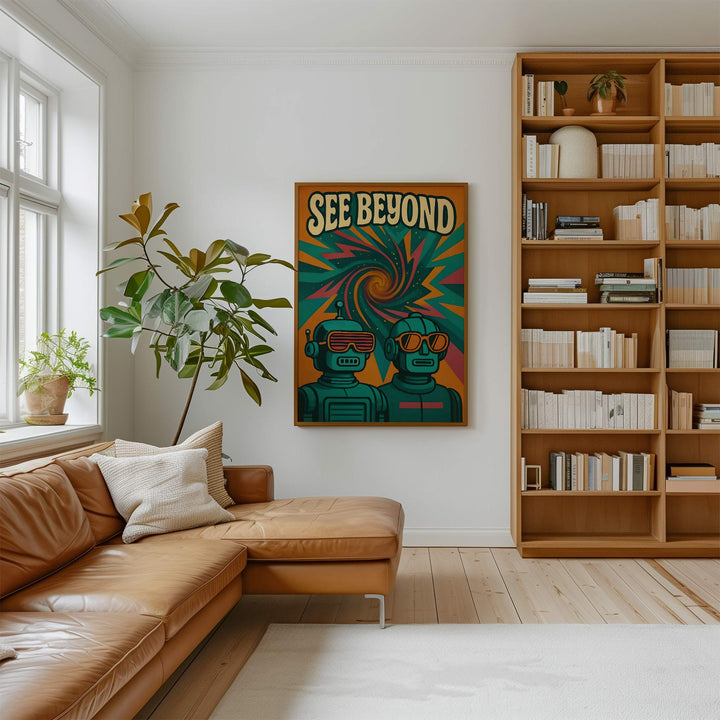 See Beyond Robot Art Poster wall - art - picture - poster