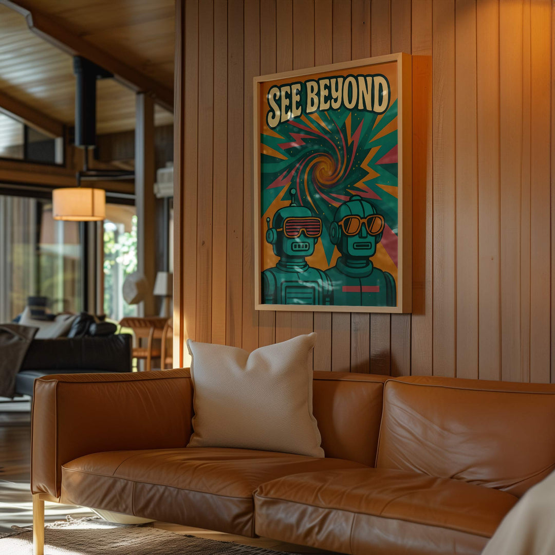 See Beyond Robot Art Poster wall - art - picture - poster