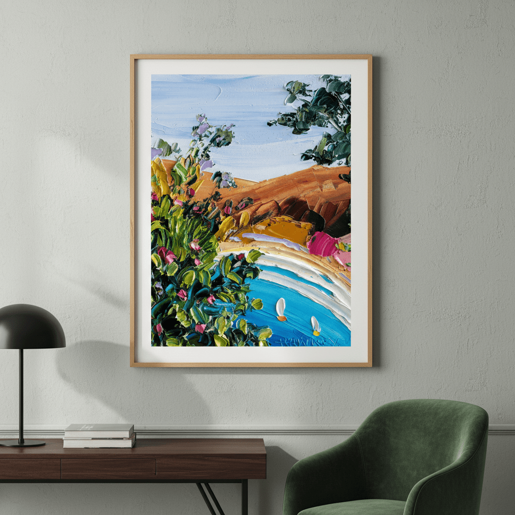 Seeing Pink by Angela Hawkey wall - art - picture - poster