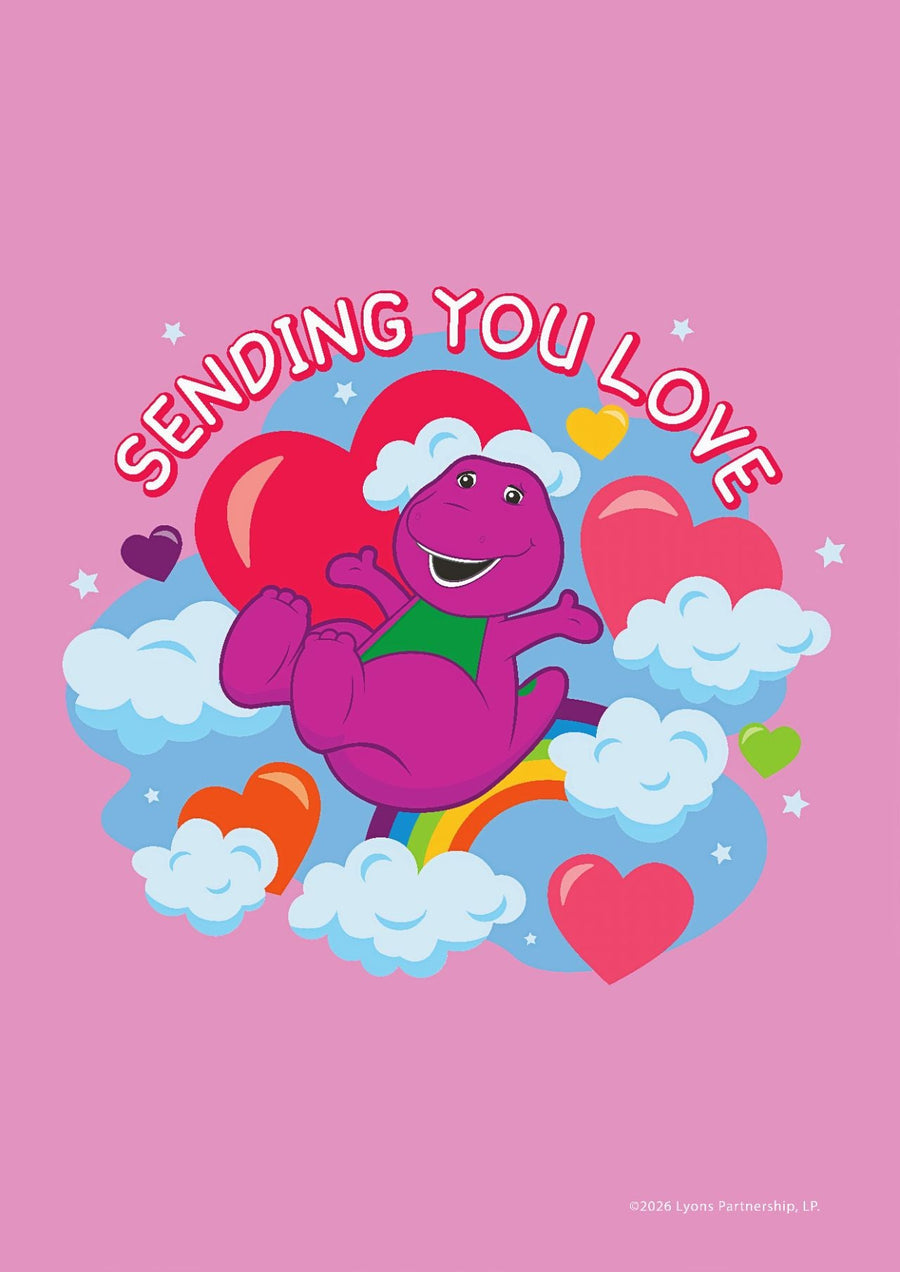 Sending You Love Barney Wall Art