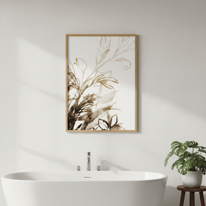 Sepia Garden by Deer Muskeeter wall - art - picture - poster