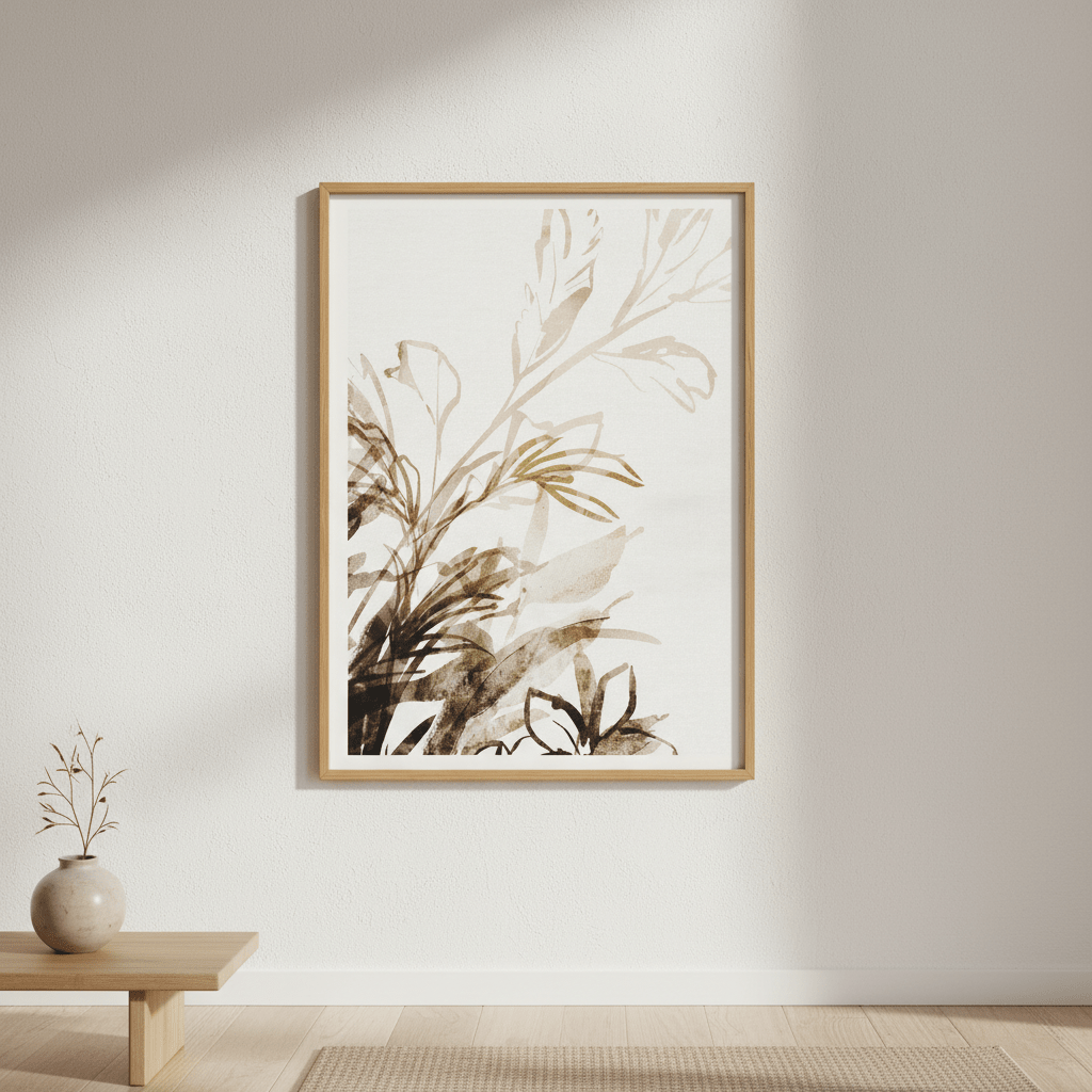 Sepia Garden by Deer Muskeeter wall - art - picture - poster