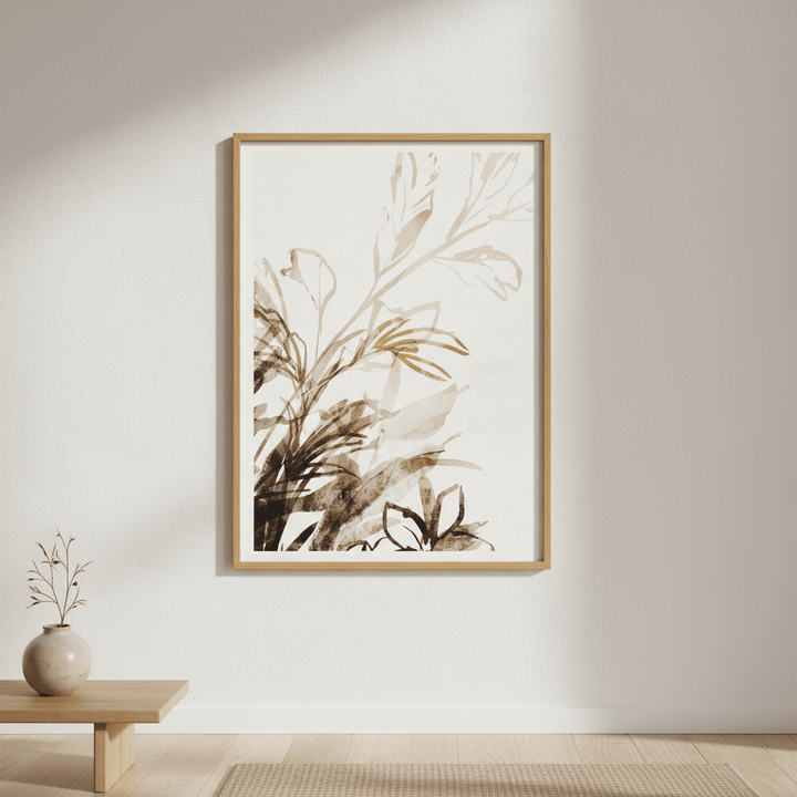 Sepia Garden by Deer Muskeeter wall - art - picture - poster