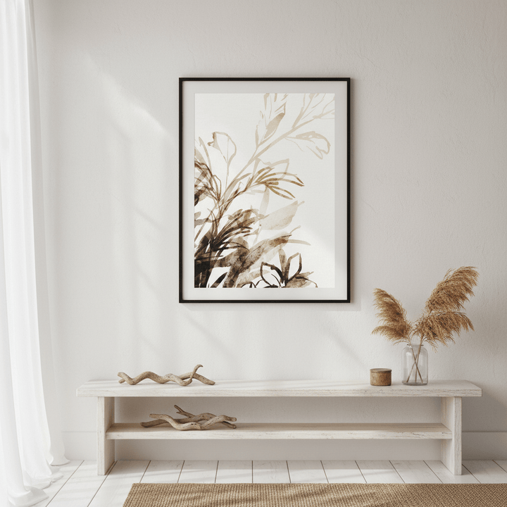 Sepia Garden by Deer Muskeeter wall - art - picture - poster