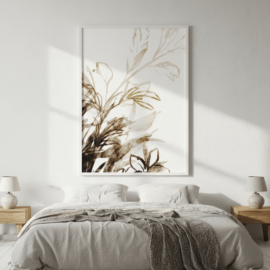 Sepia Garden by Deer Muskeeter wall - art - picture - poster