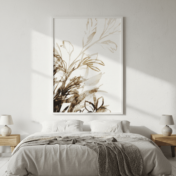 Sepia Garden by Deer Muskeeter wall - art - picture - poster