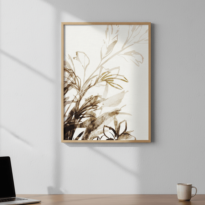 Sepia Garden by Deer Muskeeter wall - art - picture - poster