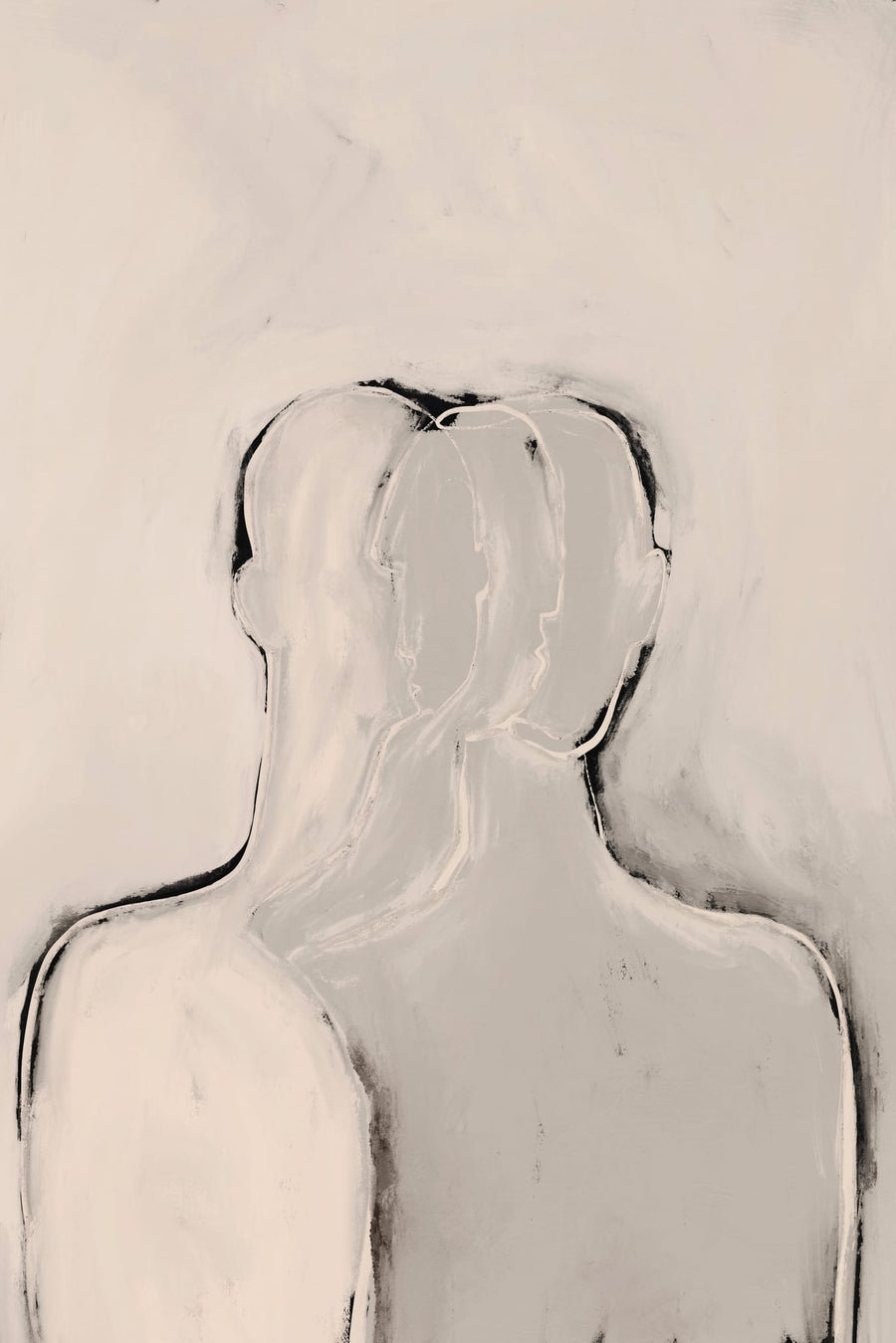 Serene Layered Figures By Treechild | Art & Canvas Print