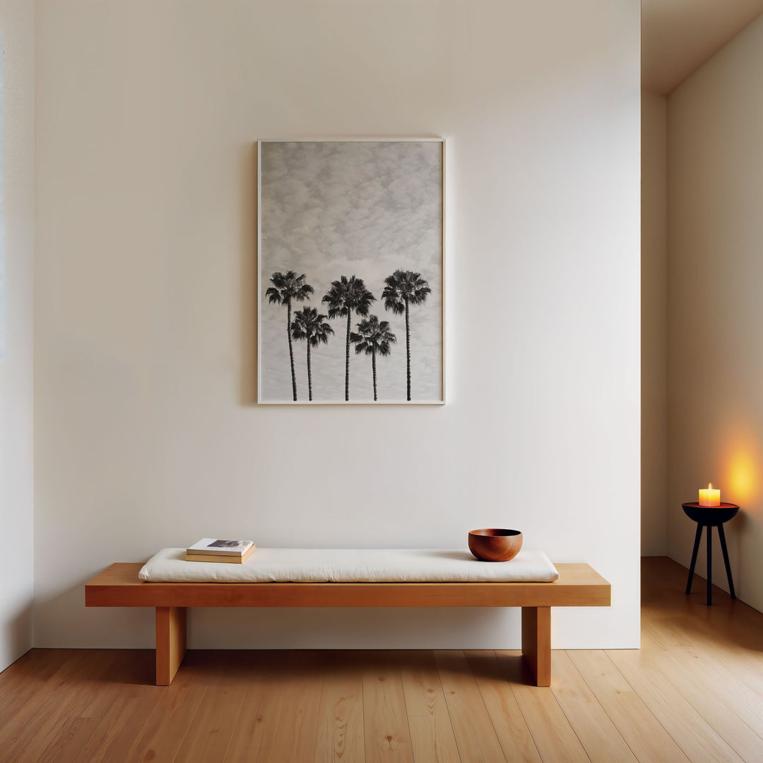 Serene Palm Trees Photograph by Julian Van Bausch wall - art - picture - poster