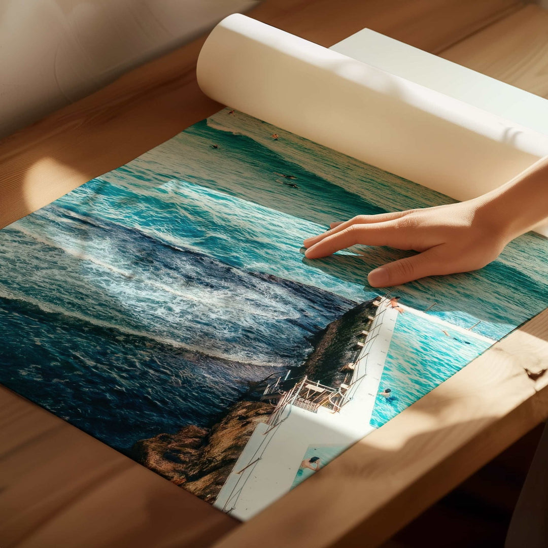 Set of 2 Bondi Icebergs Photograph Wall Art wall - art - picture - poster