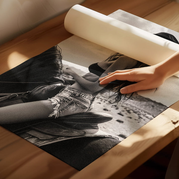 Set of 2 Cowgirl Photography Exhibition Prints wall - art - picture - poster