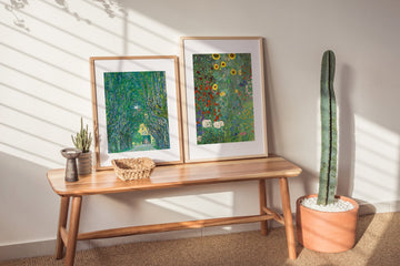 Set of 2 Exhibition Art Prints by Gustav Klimt wall - art - picture - poster