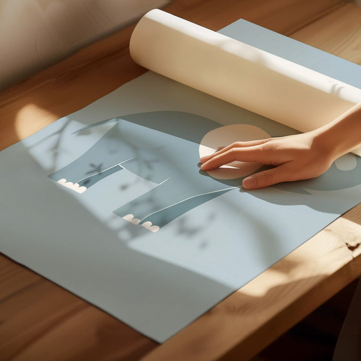 Set of 2 Monkey and Elephant Kids Prints wall - art - picture - poster