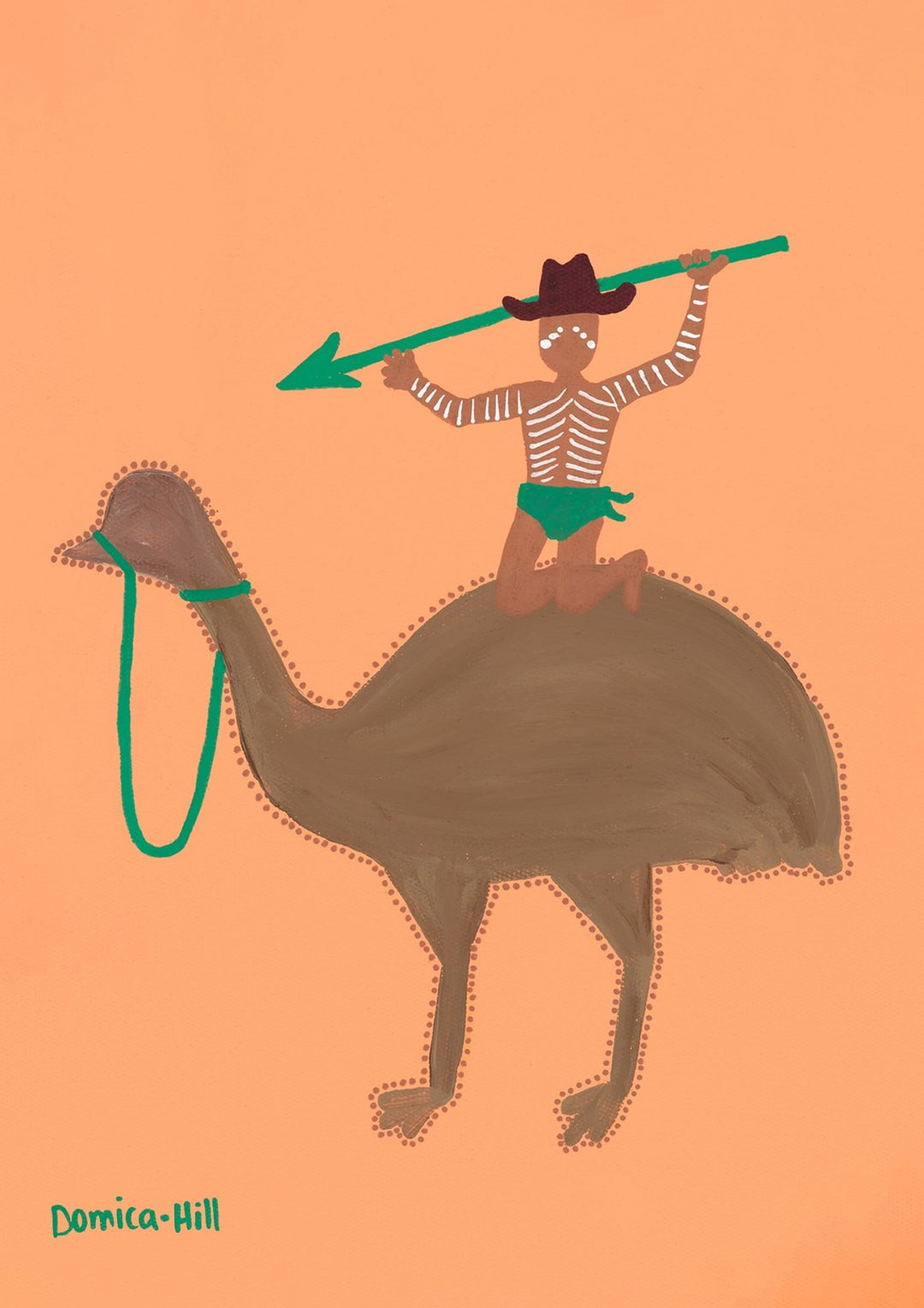 Set of 3 Deadly, Feather & Rope Indigenous Wall Art by Domica Hill wall - art - picture - poster