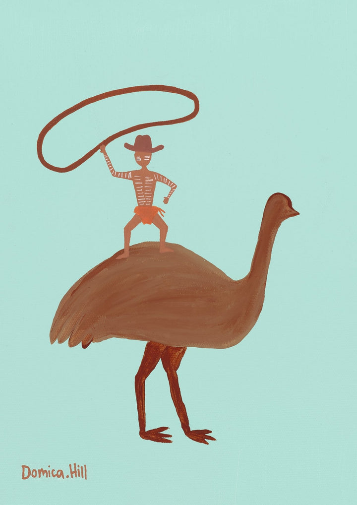 Set of 3 Deadly, Feather & Rope Indigenous Wall Art by Domica Hill wall - art - picture - poster