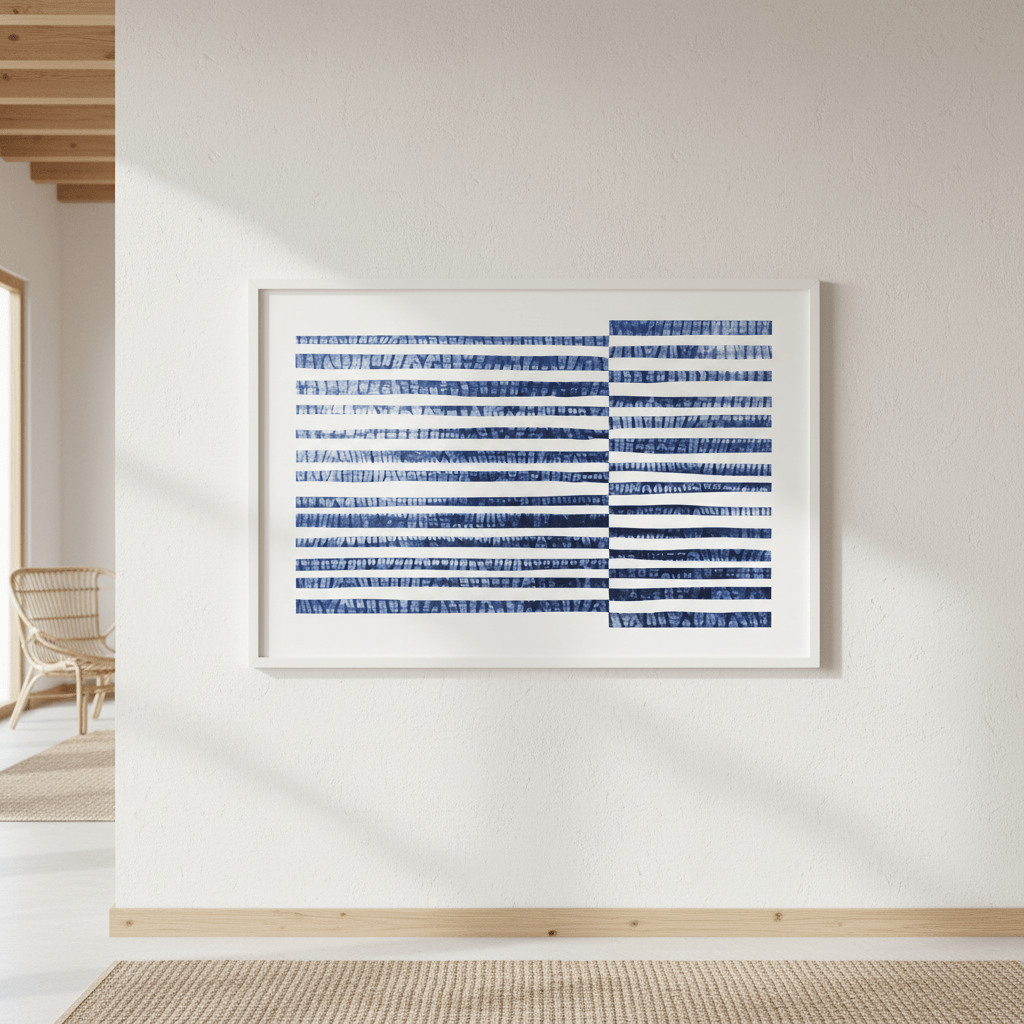 Shibori Stripes by Deer Muskeeter wall - art - picture - poster