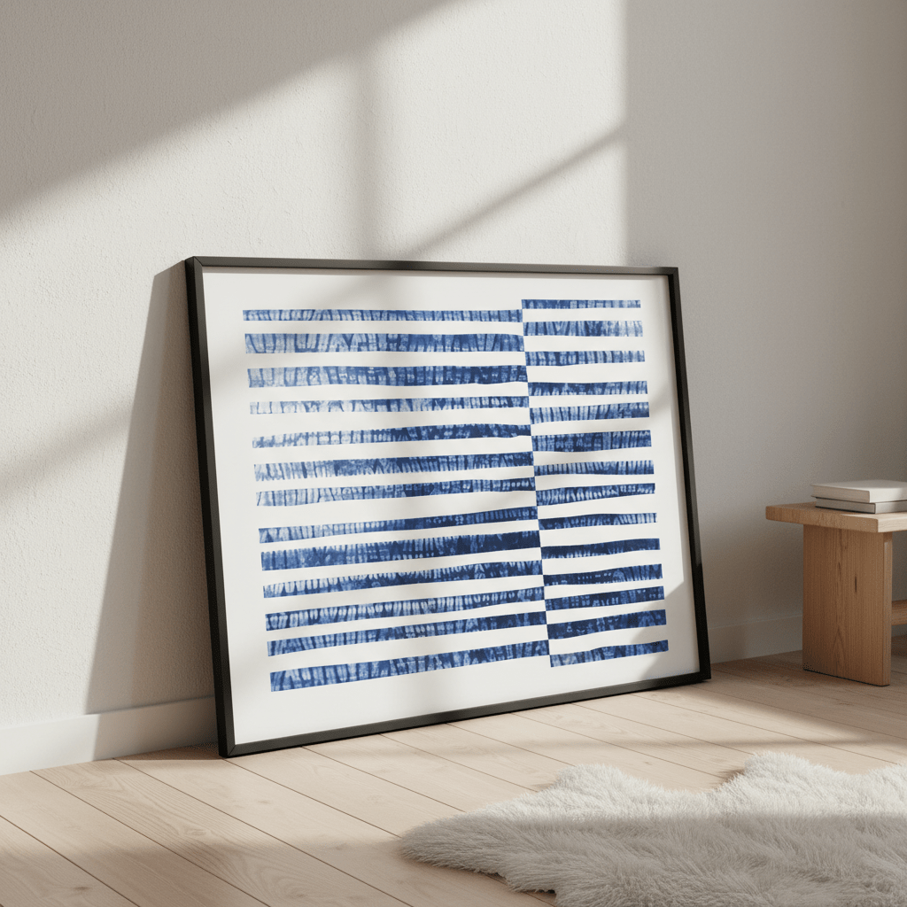 Shibori Stripes by Deer Muskeeter wall - art - picture - poster