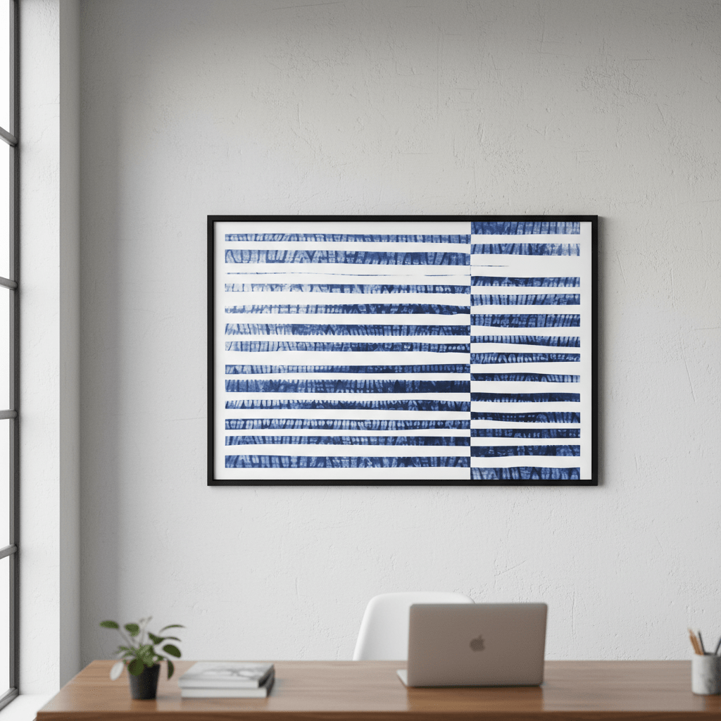 Shibori Stripes by Deer Muskeeter wall - art - picture - poster