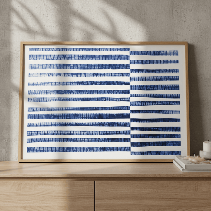 Shibori Stripes by Deer Muskeeter wall - art - picture - poster