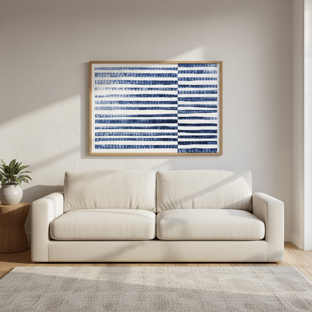 Shibori Stripes by Deer Muskeeter wall - art - picture - poster