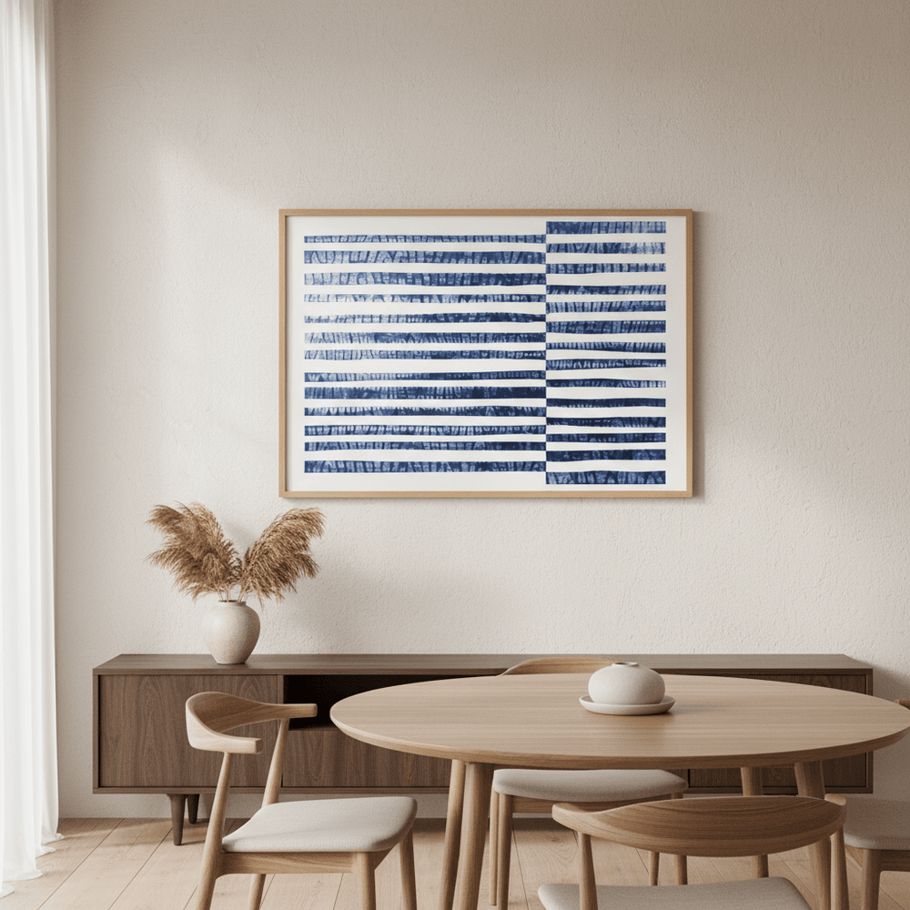 Shibori Stripes by Deer Muskeeter wall - art - picture - poster
