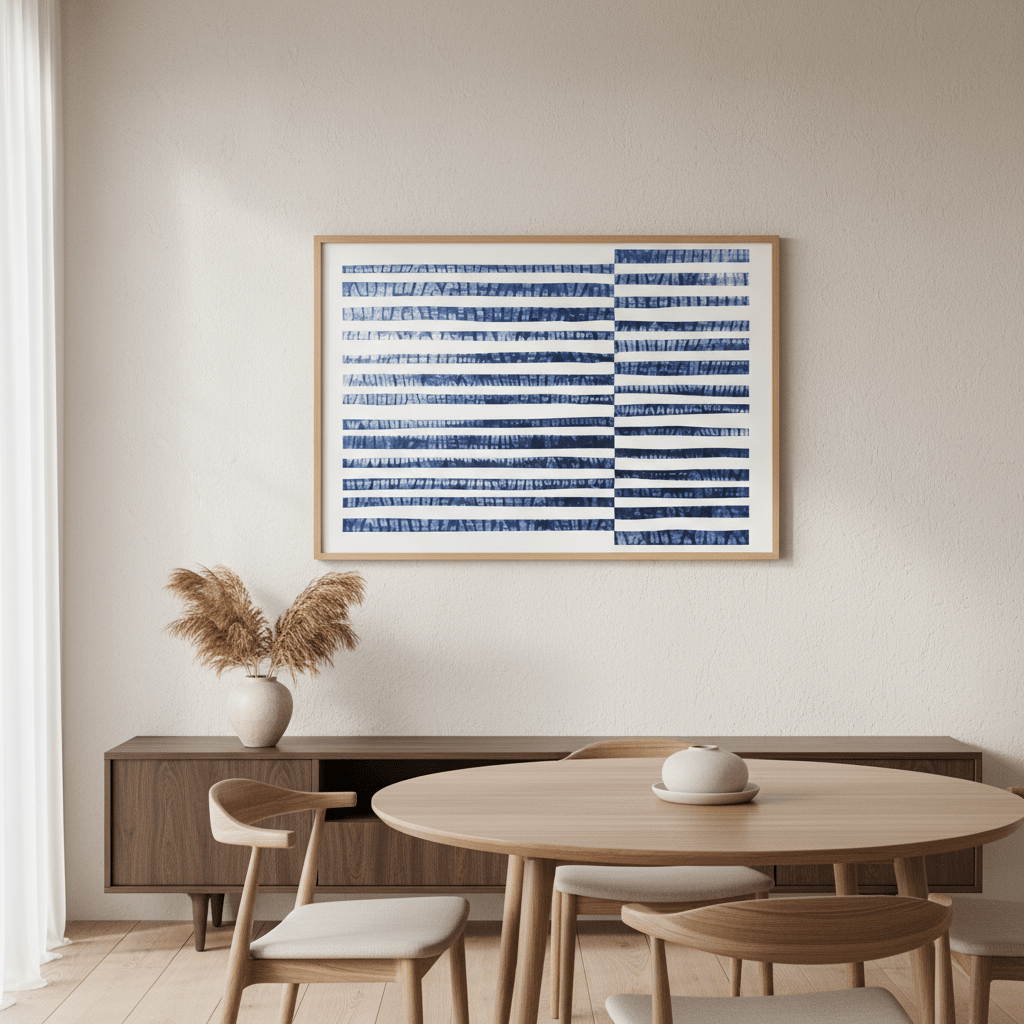 Shibori Stripes by Deer Muskeeter wall - art - picture - poster