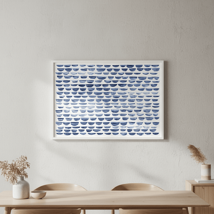 Shibori Waves by Deer Muskeeter wall - art - picture - poster
