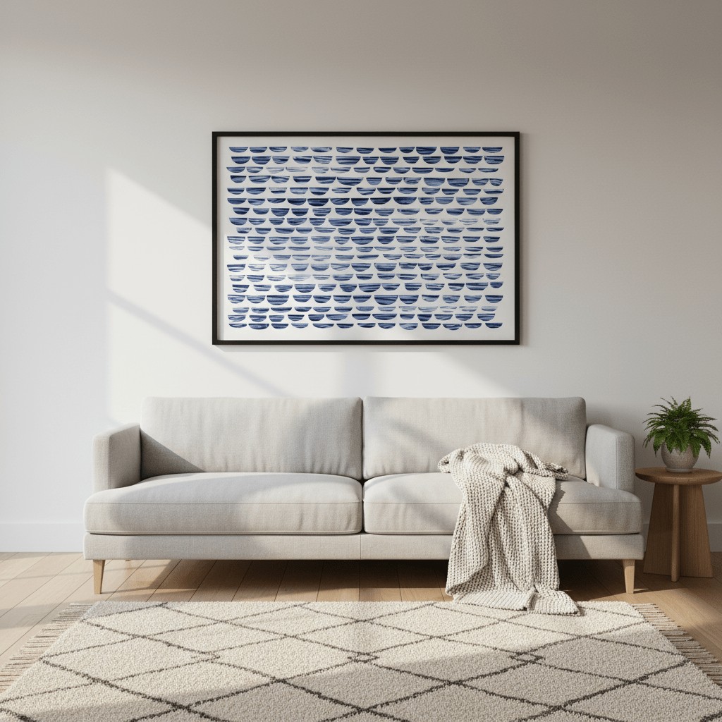 Shibori Waves by Deer Muskeeter wall - art - picture - poster