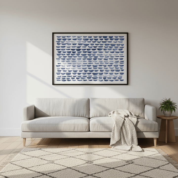 Shibori Waves by Deer Muskeeter wall - art - picture - poster