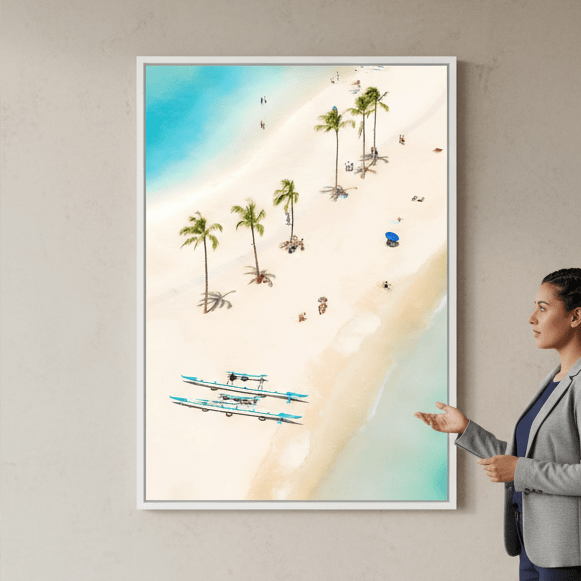 Shoreline Sentinels by Richard Podgurski | Art & Canvas Print