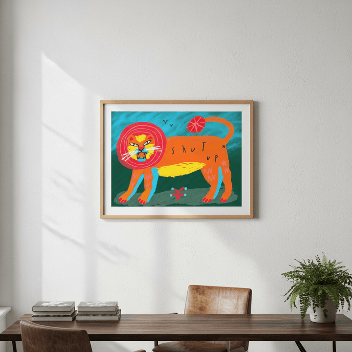 Shut Up by Nastasiia Samokhina wall - art - picture - poster