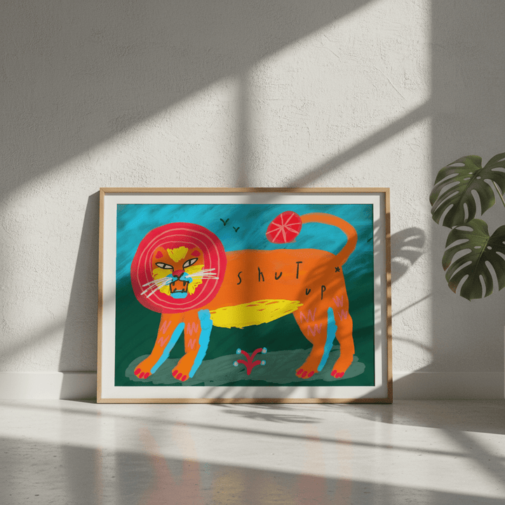 Shut Up by Nastasiia Samokhina wall - art - picture - poster