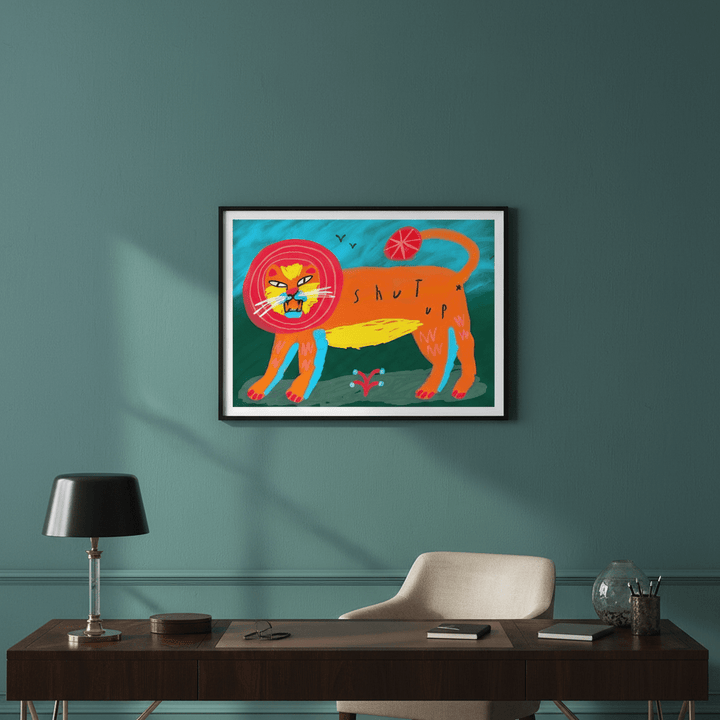 Shut Up by Nastasiia Samokhina wall - art - picture - poster