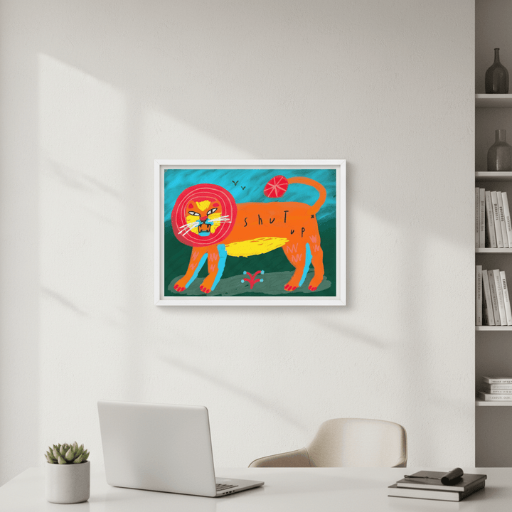 Shut Up by Nastasiia Samokhina wall - art - picture - poster