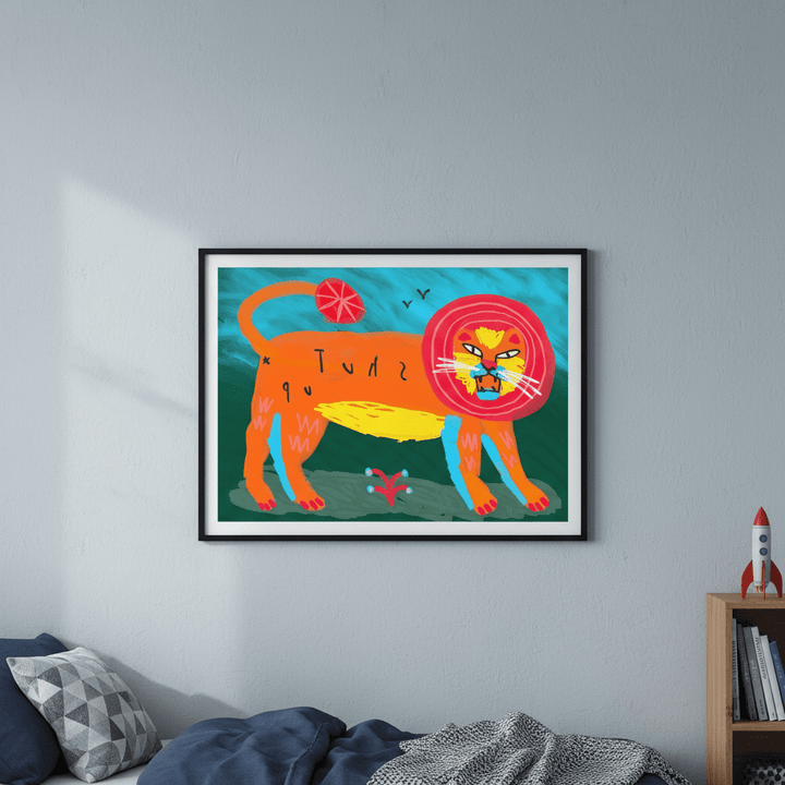 Shut Up by Nastasiia Samokhina wall - art - picture - poster