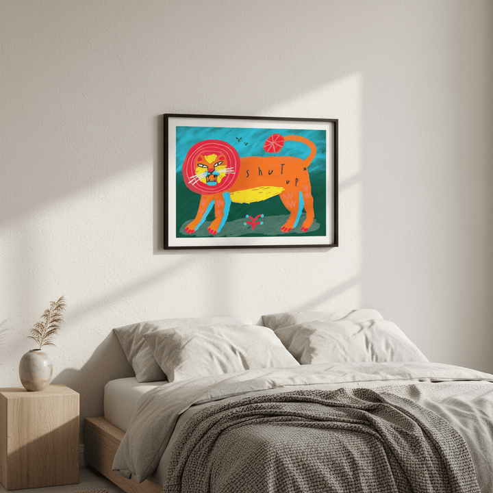 Shut Up by Nastasiia Samokhina wall - art - picture - poster