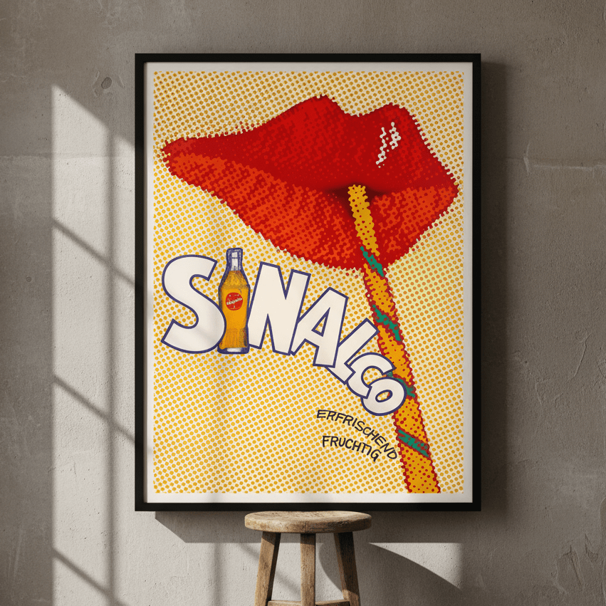 Sinalco Vintage Advertisement Poster Wall Art wall - art - picture - poster