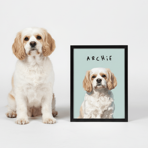 Single Pet Painting Illustration Personalised